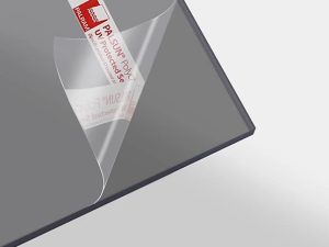 Palsun Flat Polycarbonate Sheet, 49 in. x 97 in. x 0.236 in., Solar Gray